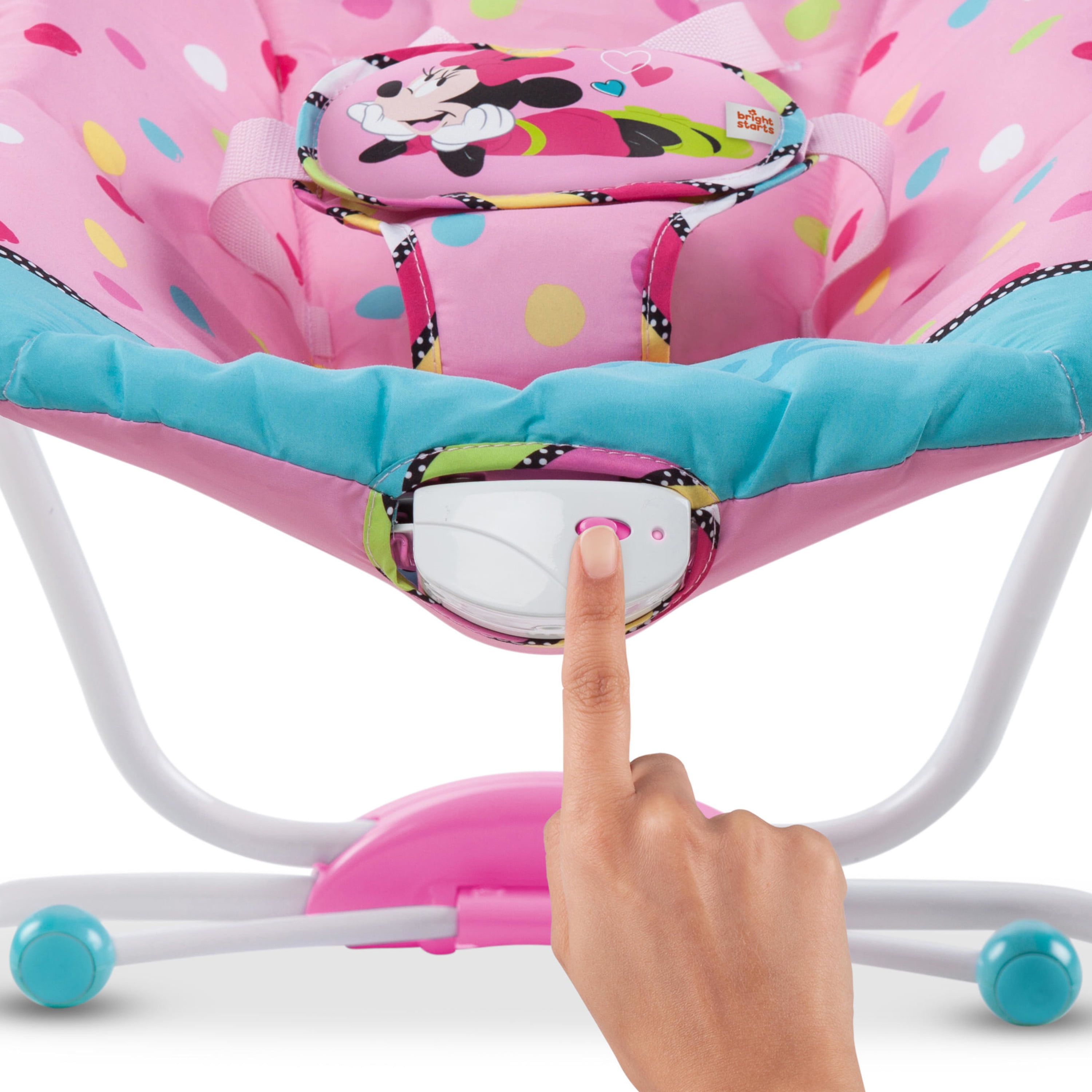 minnie mouse peekaboo infant to toddler rocker