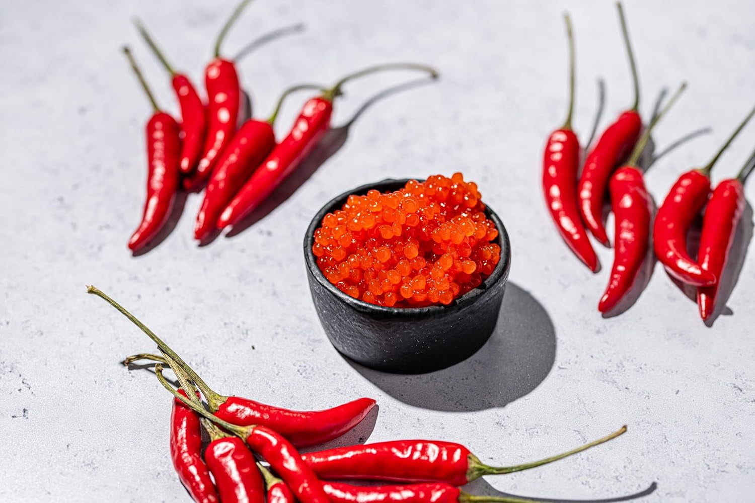 BESPHERE Sriracha Hot Sauce Pearls Spheres Spicy Flavorful Gluten-Free 7 oz