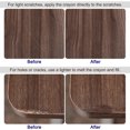 thumbnail image 4 of Uxcell Wood Wax Filler Stick, Furniture Repairing Crayon Touch Up Pen 2 Packs, Medium Dirt Brown, 4 of 6