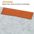 thumbnail image 3 of Uxcell 35x13" Desk Mat Protector, 2 Pack Dual Side Soft Smooth Mouse Pad Writing Mat, Gray, 3 of 6