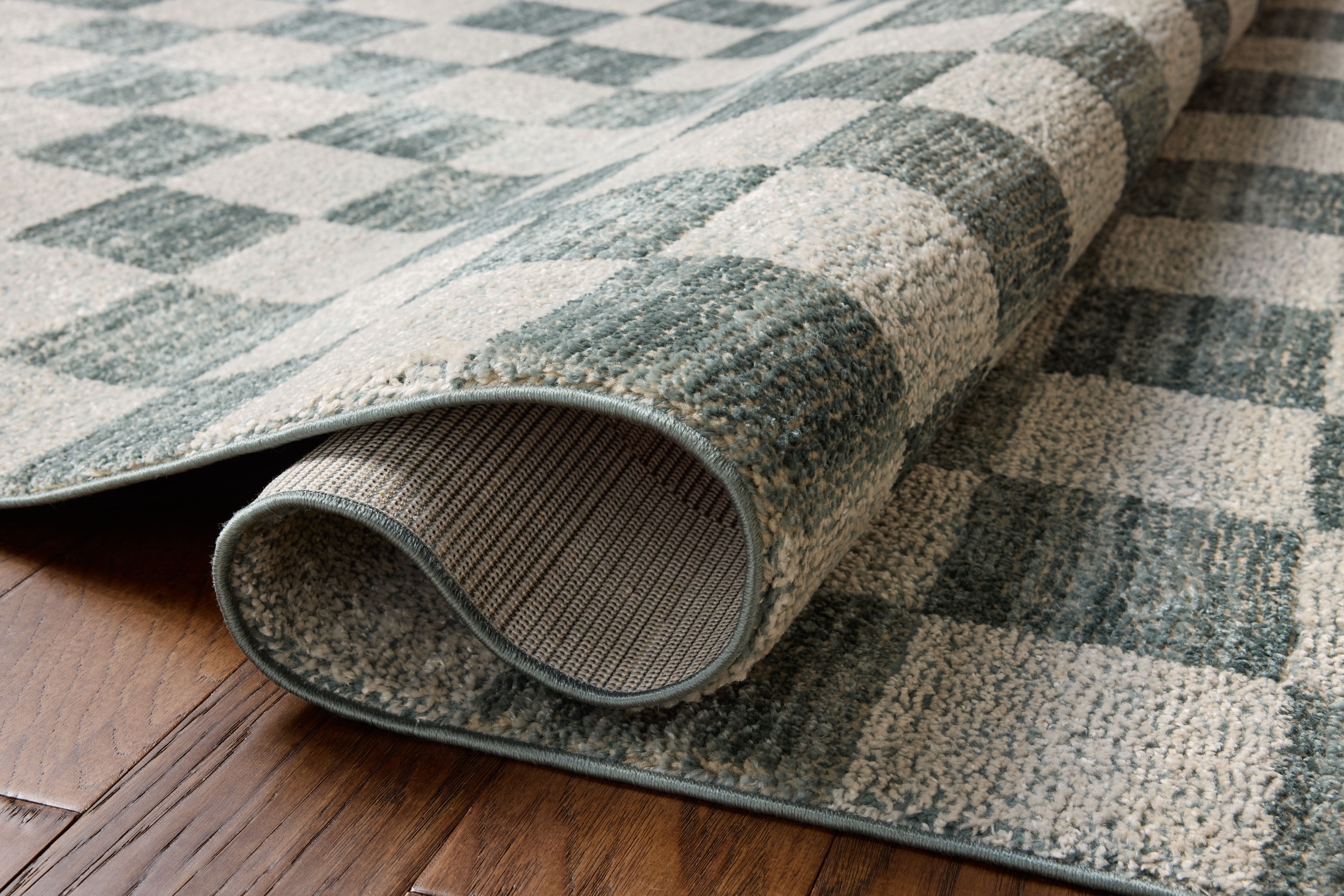 Chris Loves Julia x Loloi Calvin Blue / Ivory 6'-3" x 9'-6" Area Rug