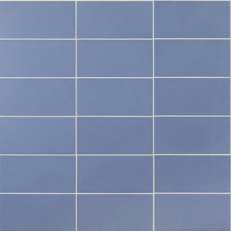 Victoria Blue 4 in. x 8 in. Matte Ceramic Wall Tile (28 Pieces, 6.02 Sq. Ft. / Case) Victoria Blue 4 in. x 8 in. Matte Ceramic Wall Tile (28 Pieces, 6.02 Sq. Ft. / Case)