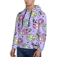 thumbnail image 2 of Hoodies for Men - Ice Cream Cartoon Print Long Sleeve Comfrt Men'S Fashion Hoodies & Sweatshirts, Sweatshirts for Men Hoodies Pullover Clothing Clothes with Pouch, 2 of 7