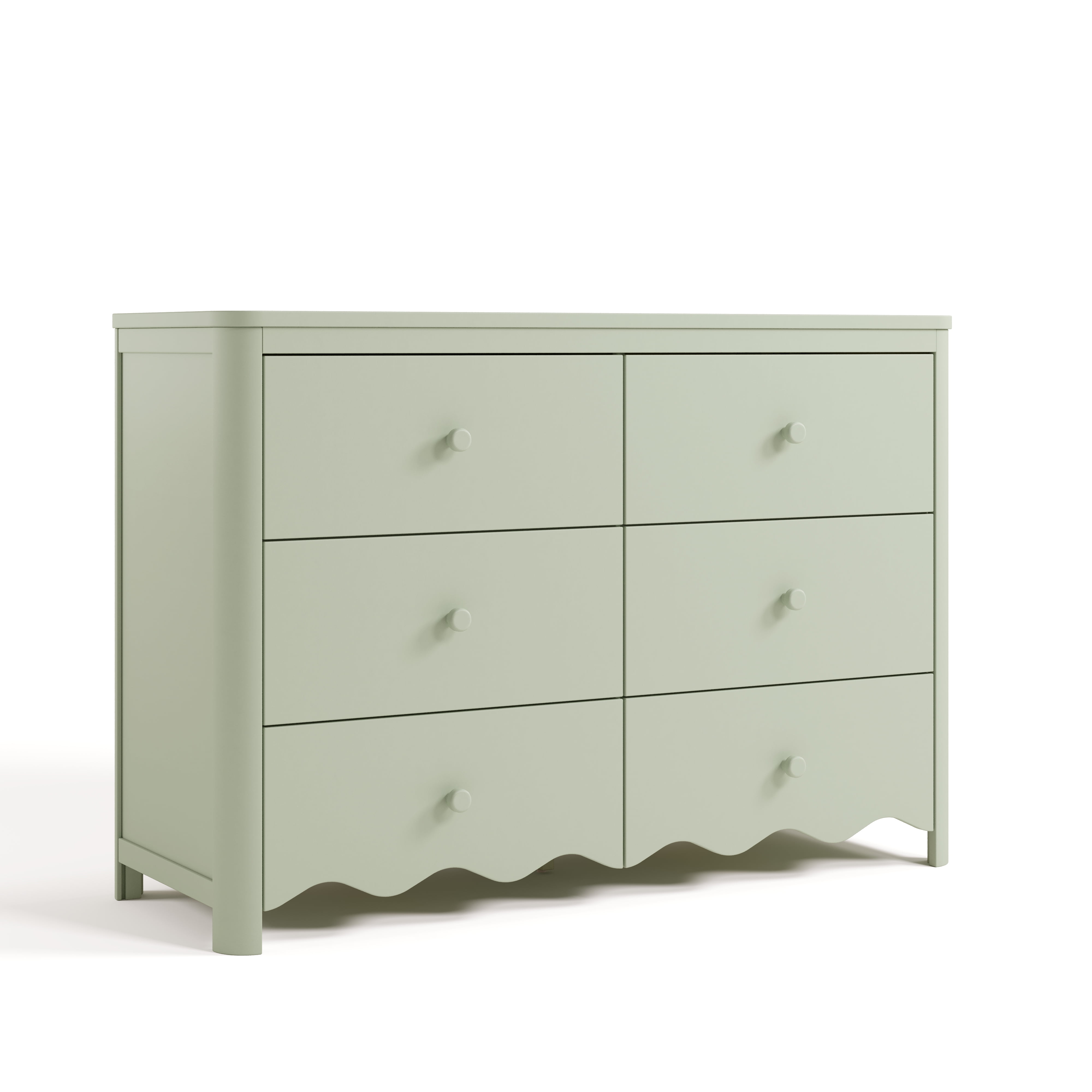 Art of Nursery by Storkcraft Casablanca 6 Drawer Nursery Dresser, Sage
