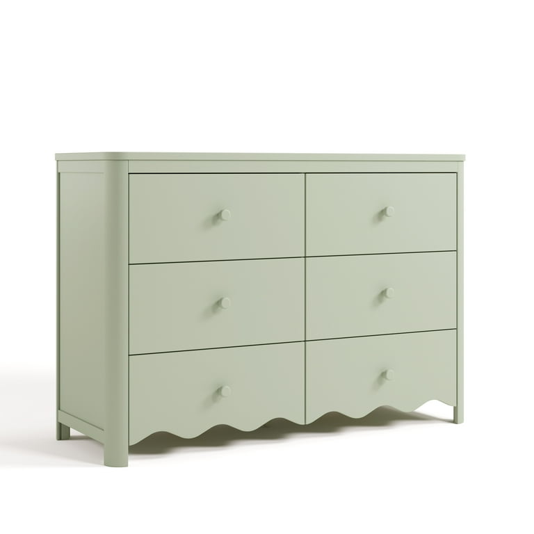 Art of Nursery by Storkcraft Casablanca 6 Drawer Nursery Dresser, Sage -  Walmart.com