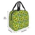 thumbnail image 4 of Kdxio Kiwi Fruits Summer Print Insulated Lunch Bag,Reusable Tote Lunch Box for Women Men,Leakproof Cooler Lunch Bags for Work Office Travel Picnic, 4 of 6