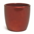 thumbnail image 1 of Jardinière Peinte Métallique Rouge, 1 of 1