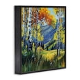 thumbnail image 2 of Stupell Industries Contemporary Autumn Golden Birch Grove Black Framed Giclee Art, 12 x 12, by Kate Jarvik Birch, 2 of 8