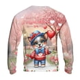 thumbnail image 2 of Happy Valentine’s Day Adorable Australian Cattle Dog Puppy Holding Heart Balloon All Over Print 3D Sweatshirt Unisex Merch Heeler Lover Gifts - 00030, 2 of 6