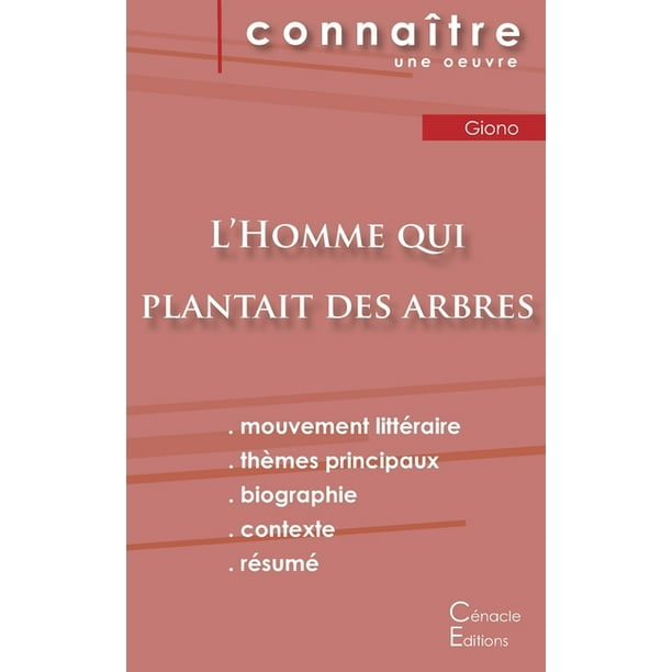 Fiche de lecture L'Homme qui plantait des arbres de Jean Giono (Analyse littéraire de référence Fiche de lecture L'Homme qui plantait des arbres de Jean Giono (Analyse littéraire de référence