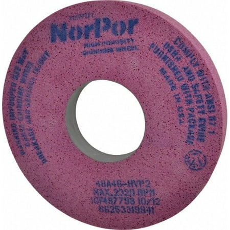 

Norton 14 Diam x 5 Hole x 2 Thick H Hardness 46 Grit Surface Grinding Wheel Aluminum Oxide Type 5 Coarse Grade 2 320 Max RPM Vitrified Bond One-Side Recess