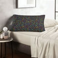 thumbnail image 7 of Binfone Musical Notes Standard Size Pillowcase, Long Staple Pure Cotton Envelope Closure Pillow Cover (Pillow core not included),16"x24", 7 of 7