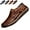 Dark Brown, variant on Men's Footwear - Outdoor casual shoes for men, low-top shoes, Durable and anti-slip rubber outsole