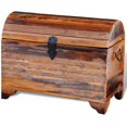 Storage Wooden Tool Chest with Locking System, Storage Trunk