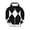 Black, variant on Power Rangers Hooded Costume Sweatshirt