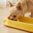 thumbnail image 5 of Long Pet Food Bowls, Large Capacity Non-Slip Easy Clean Dishes for Indoor & Outdoor Feeding,Multi-Cat Home,Dual-Use Food & Water Dish, 5 of 5