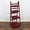Raspberry, variant on LINJH Merchants Distressed Ladder Shelf - Rustic Leaning Bookshelf for Home Decor (Gold)
