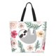 thumbnail image 1 of Easygdp Cute Cartoon Sloth Bolsas Tote para Mujer, Bolsos de Hombro para Viaje, Bolsos de Mano de Gran Capacidad para Compras y Trabajo, 1 of 8