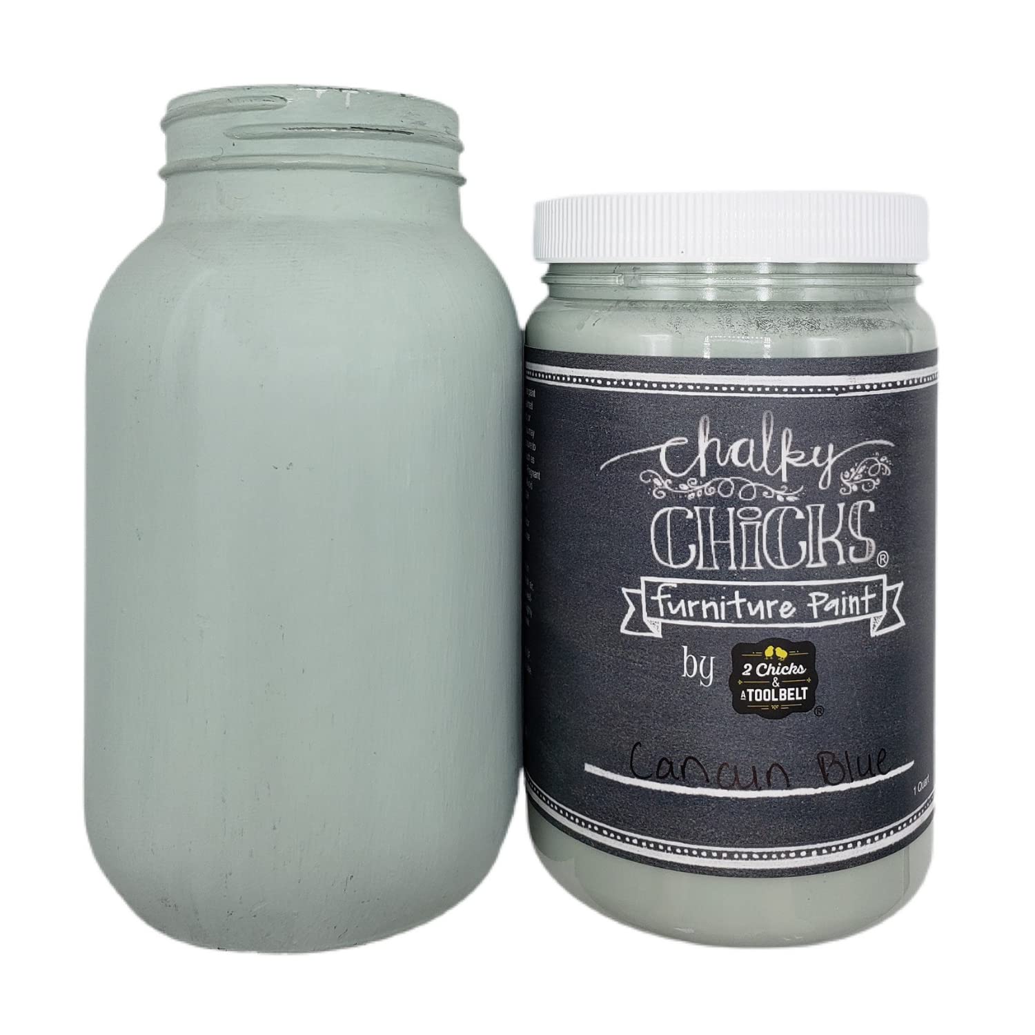 Chalky Chicks Matte Chalk Furniture Paint for Wood, Glass, Fabric