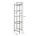 Mainstays 5Tier Steel Storage Shelf Unit, Oil Rubbed Bronze Finish