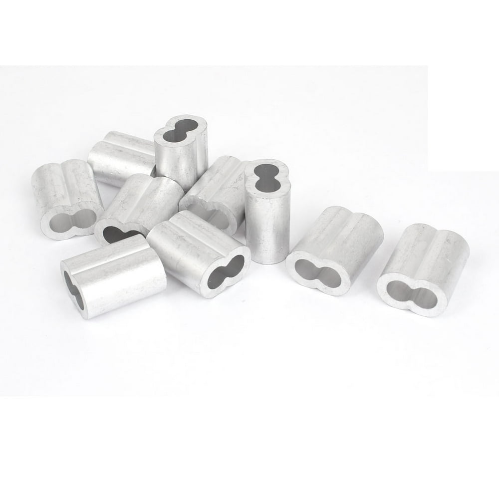 5/16" Wire Rope Aluminum Sleeves Clip Fittings Loop Sleeve Cable Crimps