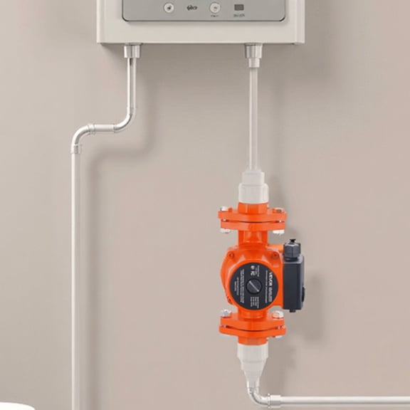 F-15-58FC Cast Iron Circulator Pump, 17 GPM Flow Rate, 120V AC, 20 ft Head, 1-Inch Flange Connection, 3-Speed Adjustment, Quiet Operation, for Home Hot Water Recirculating Systems