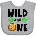 thumbnail image 3 of Inktastic Wild and One Cute Lion Birthday Boys or Girls Baby Bib, 3 of 4