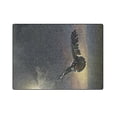 thumbnail image 3 of CADecor Owl in the Night Sky Throw Blanket Bed Sofa Blanket 58x80 inches, 3 of 3