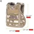 thumbnail image 2 of PULLIMORE Mini Tactical Beer Vest Beer Bottle Decorative Cover Cool Military Beverage Can Holder for 12oz or 16oz Cans or Bottles with Adjustable Shoulder Straps, 2 of 9