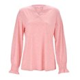 thumbnail image 5 of Vedolay Womens Fall Clothing Tunic Blouse for Women 2023 Long Sleeve Tops Pink,2XL, 5 of 5