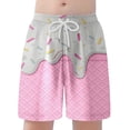 thumbnail image 3 of SHenli Boys Swim Trunks Size 8 3d Funny Print Beach Board Shorts Drawstring Casual Little Boys Bathing Suit Swimsuit Toddler Boy Swimwear Beach Swimming Shorts, 3 of 5