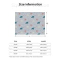 thumbnail image 3 of KLL Turtles And Shells Print Fleece Throw Blanket, Horizontal Fleece Bedding Cute Soft Blankets Comfy Fleece Flannel Plush Home Decor for Couch & Bed -50"x40", 3 of 9