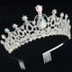 thumbnail image 2 of COCIDE Tiara y corona para mujer, diadema de cumpleaños con diamantes de imitación, tiaras de princesa para niñas, accesorios para el cabello, joyería para novia, boda, graduación, cumpleaños, Navidad, 2 of 4