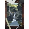 thumbnail image 3 of Watkins Glen State Park, New York, Rainbow Falls (12x18 Wall Art Poster, Room Decor), 3 of 3