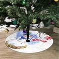 thumbnail image 2 of FMSHPON Christmas Snowman Cupcakes Xmas Christmas Tree Skirt Stand Mat for Holiday Party Decoration Indoor Outdoor 48 inches, 2 of 3