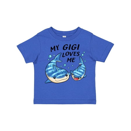 

Inktastic My Gigi Loves Me- Whale Shark Gift Toddler Boy or Toddler Girl T-Shirt