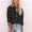 Black, variant on KIHOUT Tops For Women Clearance Fashion Women Casual Pockets Solid Turn-Down Neck Cardigan Long Sleeve Loose T-Shirt Autumn Blouse Button Tops