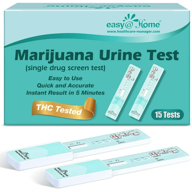 15 Pack Easy@Home Marijuana (thc) Single Panel Drug Tests Kit - 15 Tests