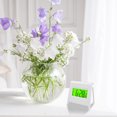 thumbnail image 4 of UNLLLL Mini LCD Student Alarm Clock New Electronic Clock Smart Desktop Multi-function Clock With Luminous Temperature Calendar, for school, home, 4 of 4