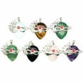 thumbnail image 2 of Natural Crystal Water Drop Makeup Dance Ball Mask Pendant Stone Amulet Reiki, 2 of 9