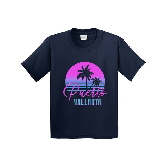 Inktastic Retro 80s Puerto Vallarta Youth T-Shirt