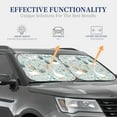 thumbnail image 3 of Kdxio Goose And Doodle Flowers Print 2-Piece Sun Shade Front Windshield - Foldable Car Front Window Sunshades For Most Sedans Suv Truck, 3 of 6