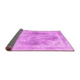 thumbnail image 2 of Ahgly Company Indoor Square Abstract Pink Contemporary Area Rugs, 4' Square, 2 of 4