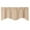 Beige, variant on Pompotops Summer Savings Valance Curtains Extra Wide And Short Window Treatments Kitchen Living Bathroom, Brown