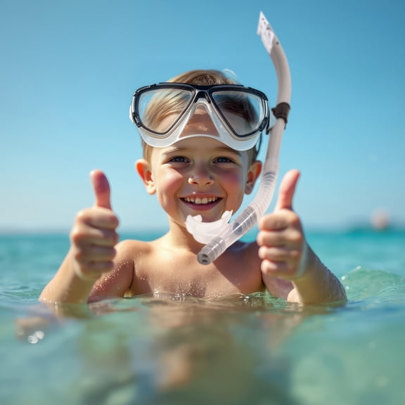 Pool Master 2pc Kona Pro Teen/Young Adult Scuba Mask and Snorkel Dive Set - Small/Medium -