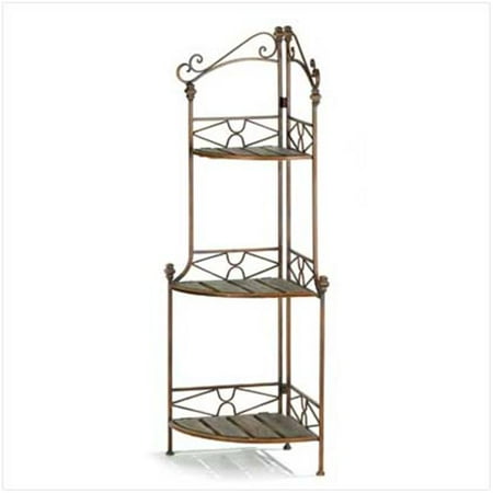 Sunrise Wholesale 12517 Rustic Corner Baker;s Rack