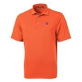 thumbnail image 2 of Men's Cutter & Buck Orange Tampa Bay Buccaneers Throwback Logo Virtue Eco Pique Recycled Big & Tall Polo, 2 of 3
