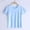 Light Blue, variant on Kids Quick Dry Cooling Short Sleeve Shirt Breathable Comfortable Solid Color Crewneck Tops for Boys Girls 2-12 Years Casual Everyday Wear
