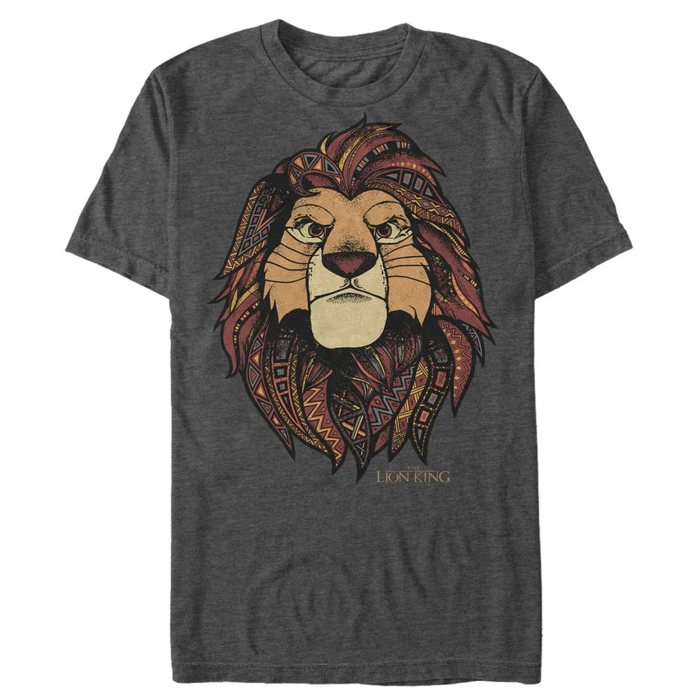 The Lion King Men's Lion King Noble Decorative Simba TShirt