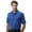 Rich Blue, variant on Monterey Club Men's Diamond Stencil Emboss Solid Golf Polo Shirt #1208